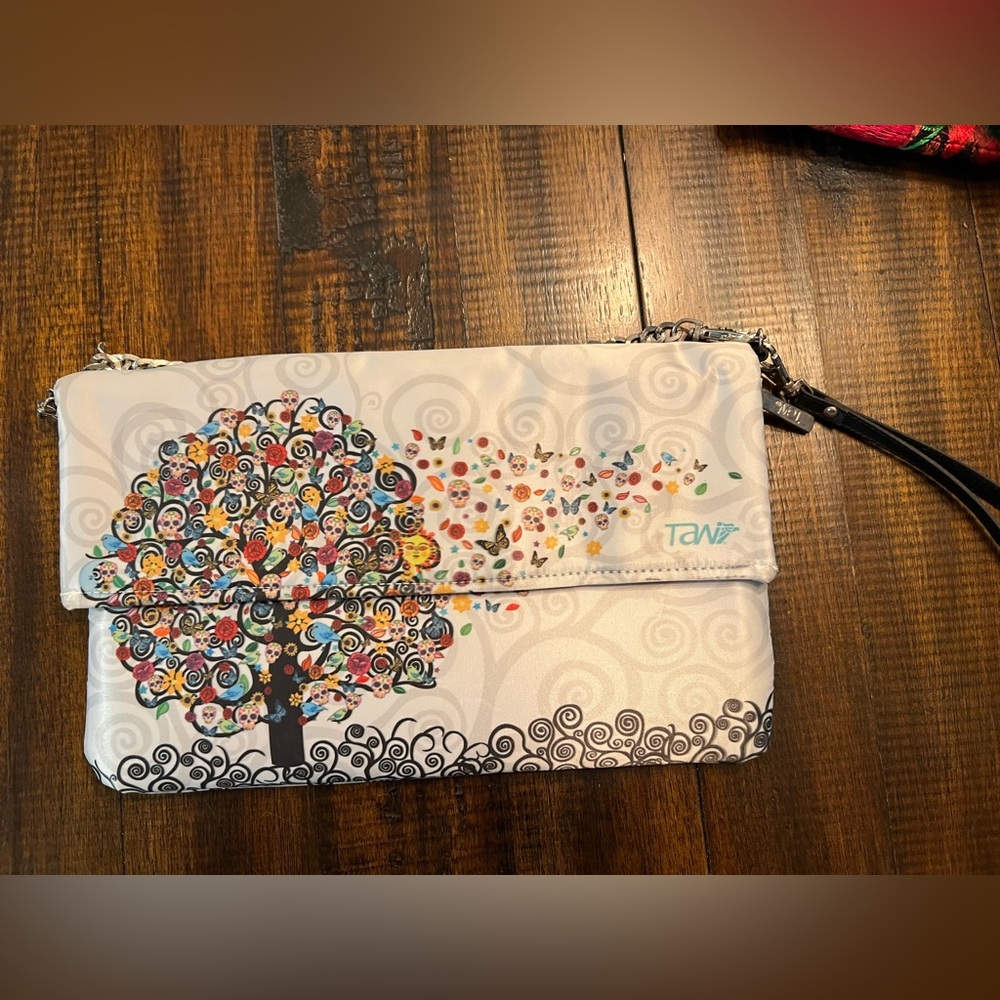 White and Multicolor Women's Bag - Picture 1 of 3